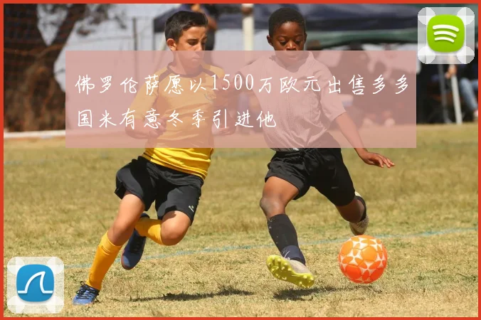 佛罗伦萨愿以1500万欧元出售多多国米有意冬季引进他